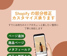 Shopifyのカスタマイズ・修正や調整を承ります イメージ1