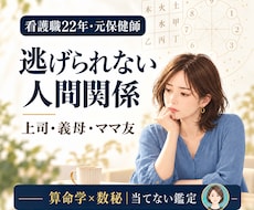 上司・義母・ママ友の関係を算命学と数秘で鑑定します イメージ1