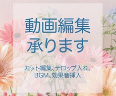 Youtube、SNS、PR動画の編集承ります """"リピーター様限定""""
