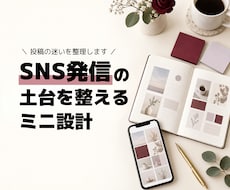 SNS発信の土台を整えるミニ設計します イメージ1