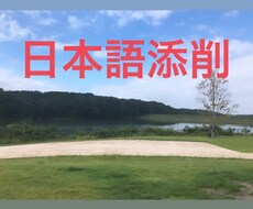 現役国立大学院生が日本語添削致します 中国語、英語対応可能です。批改日语作文