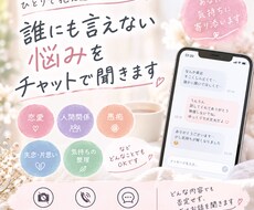 誰にも言えない悩みを聞きます イメージ1