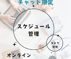 初回・A：スケジュール管理方法をアドバイスします あなただけのオリジナル設計！まずはお問い合わせください。