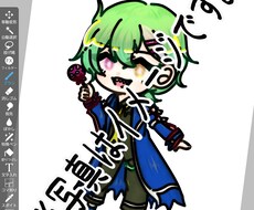 ミニキャラ描きます 可愛めのミニキャラを特徴的にかきます！