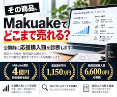 Makuake応援購入額を商品情報から診断します 累計4億円・直近平均1,150万円の実績※2020-2026