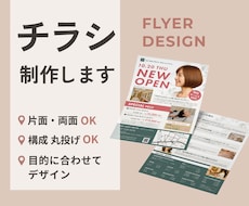 想いが伝わるチラシ・フライヤーを丁寧に制作します イメージ1