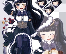 立ち絵イラスト IRIAMも対応します