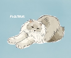 ねこちゃん似顔絵イラストお描きします イメージ1