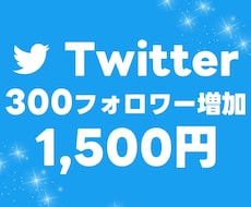 Twitter！日本人フォロワー300人増やします 最安値！日本人アカウト！減少なし！保証あり！