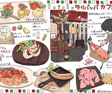 商用利用可 お店の紹介等可愛いイラスト描きます イメージ1
