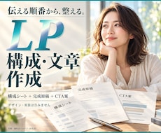 LPの構成と文章を資料から作ります イメージ1