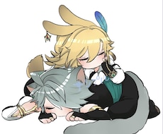 SNSアイコン描きます 女の子、男の子、人外(ケモノ)描きます