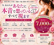 あの人の本心と恋の未来を深く霊視します イメージ1