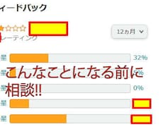 アマゾンの店舗評価でお悩みのあなた、相談に乗ります 相談いただいた方の２割から３割の方の評価が削除されました