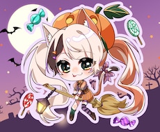 SD(ミニキャラ)描きます 商用利用◎あなたのキャラクターが手のひらサイズに！