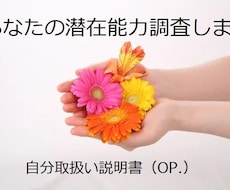 あなたの潜在能力を、見つけ出します イメージ1