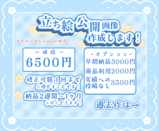 立ち絵公開画像を作成します イメージ1
