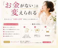 金運上昇に特化☆あなたの望む未来にグッと近づけます イメージ1