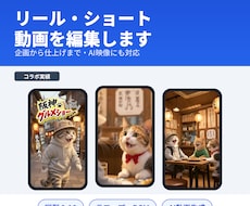 リール・ショート動画を企画から編集まで仕上げます イメージ1