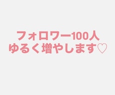フォロワー100人までゆるくサポートします