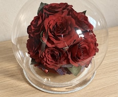 プロポーズの花束ウエディングブーケ記念の花残します ラウンドグラス　Nagi…様専用