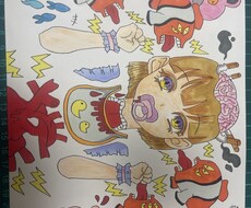 自己の感情を表現した作品を作成します イメージ1
