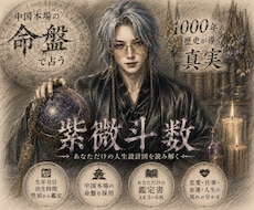 本場の紫微斗数であなたの運勢を鑑定します イメージ1
