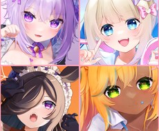 キラキラかわいいSNSアイコンお描きします イメージ1