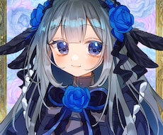 商業利用可能！バストアップイラスト描きます キラキラ可愛いSNSアイコンにも使えるバストアップイラスト！
