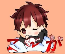 デフォルメキャラを作成します デフォルメで表情の変化も可能です！