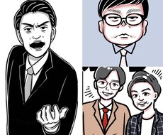 シンプル似顔絵アイコン描きます イメージ1