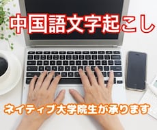 ネイティブが中国語の文字起こしをします イメージ1