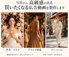 写真から高級感ある買いたくなるAI広告を製作します イメージ1