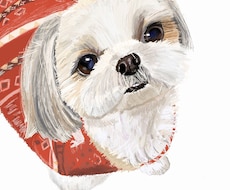 ペットのイラストをデジタルイラストで提供します イメージ1