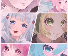 可愛い♡夢絵、アイコン描きます イメージ1