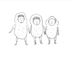ゆるくてシンプルなタイプの似顔絵を描きます イメージ1