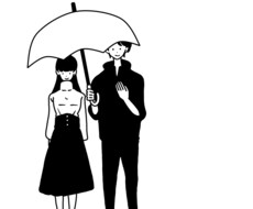 シンプル！SNSアイコン作成します ゆる〜いけど味のある線画を描きます