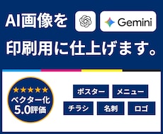 AI画像を印刷できる入稿データに整えます イメージ1