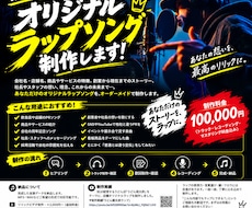 企業様、店舗様にオリジナルラップ制作致します イメージ1