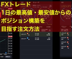 FX 高値・安値からのポジション構築方法を教えます FXトレードの最高値または最安値からポジションを構築する方法