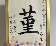 命名書を作成します イメージ1