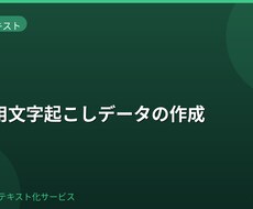Vrew用の文字起こしデータを作成します イメージ1