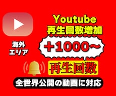 YouTubeの再生回数を増やします