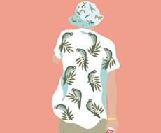 あなたの背中のイラストを描きます！