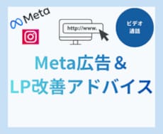 Meta広告とLP改善アドバイスします メニュー2種類を合計した内容です