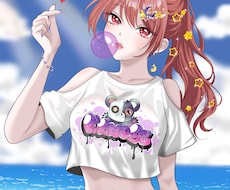 商用利用可！立ち絵、1枚絵など描きます イメージ1