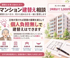 マンション建替えのお悩みにアドバイスします イメージ1