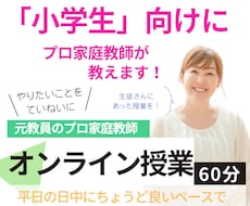 プロ家庭教師が、小学生の苦手科目をサポートします 【つまづき克服を分かりやすく！】