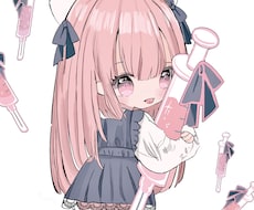 可愛い2.5等身イラストかきます ゲームなどにもつかえる、グッズ展開なども〇