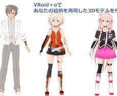 VRoid+αをあなたの絵柄で再現します MMDやVTuberなど個人の方にどうぞ